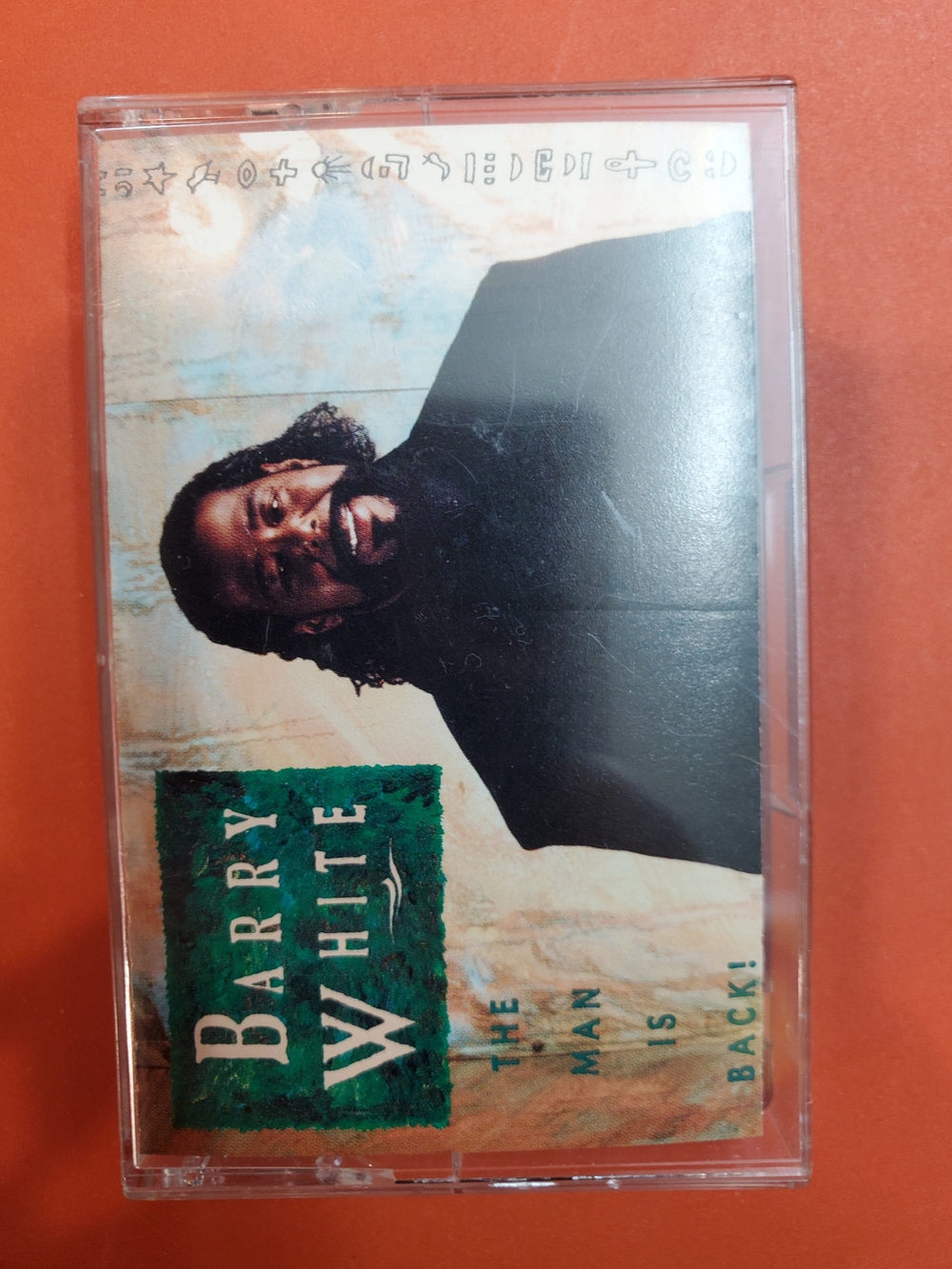 Barry White The Man Is Back Cassette Tape - Black & Green Sleeve
